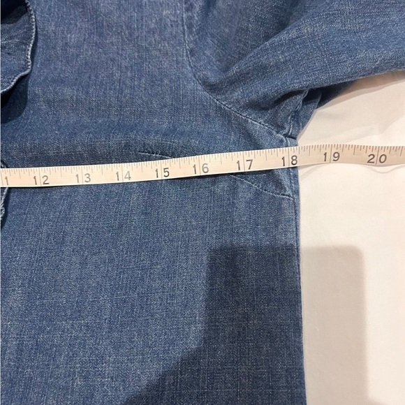 Womens denim dress Draper James ruffled - Picture 4 of 7